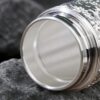 Dragon Carved 999 Silver Insulated Cup