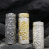Dragon Carved 999 Silver Insulated Cup
