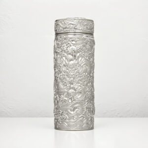 Dragon Carved 999 Silver Insulated Cup