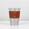 999 Pure Silver Water Ripple Mug-Handmade Coffee Cup