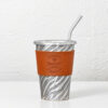 999 Pure Silver Water Ripple Mug-Handmade Coffee Cup