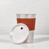 999 Pure Silver Water Ripple Mug-Handmade Coffee Cup