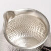 Pure 999 Silver Hammered Teacup - Tea Division Cup