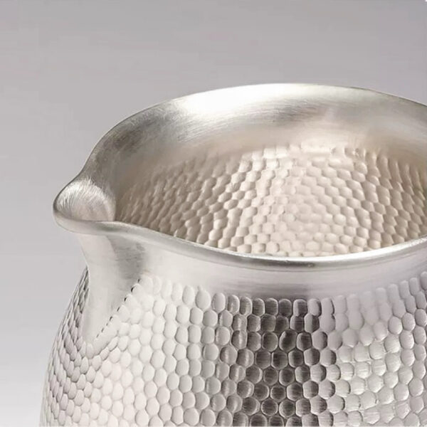 Pure 999 Silver Hammered Teacup - Tea Division Cup