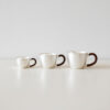 Handmade Ribbed Pure Silver Cup - 999 Fine Silver Craftsmanship