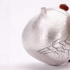 Handmade Dragon Egg Silver Teapot - 999 Pure Silver